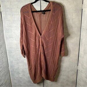 EUC Torrid Cotton Knit Cardigan Sweater